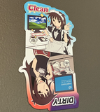 Kara Clean/Dirty Magnet