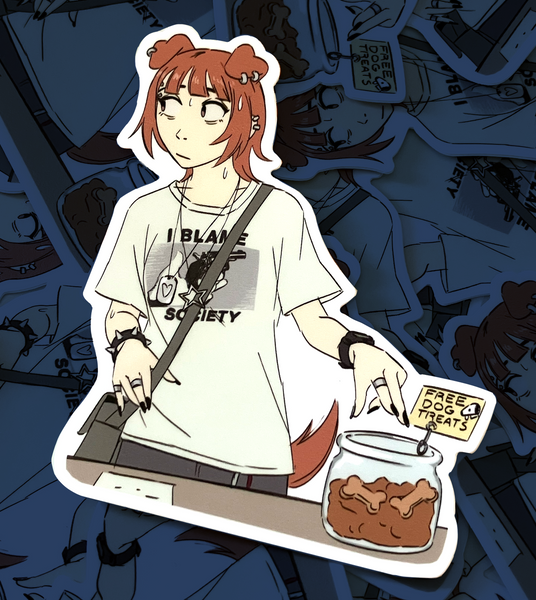 Free Treats Mitsu - Sticker
