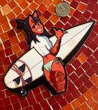 Surfing Lani - Sticker
