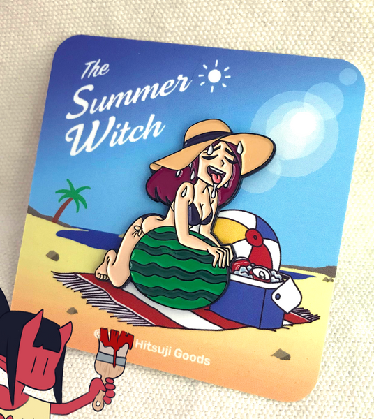 Summer Witch - Enamel Pin