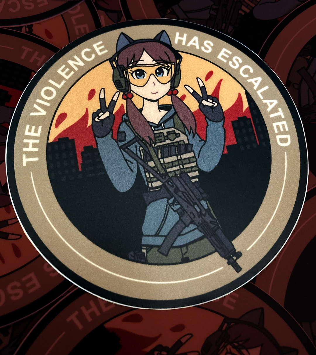 Tactical Catboy - Sticker – Hitsuji Goods