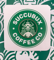 Succubux Coffee Co Enamel Pin