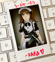 Tactical Maid Kara - Instax Print